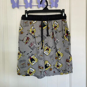 EUC | SpongeBob SquarePants boy’s themed lounge shorts‎ — small